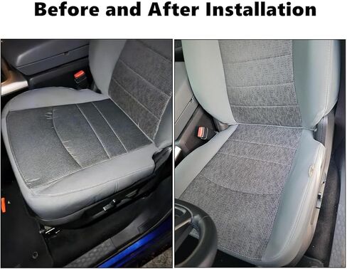 SecosAutoparts سائق الجانب السفلي ووسادة رغوة استبدال غطاء مقعد القماش الديزل الرمادي #X8 متوافق مع دودج رام 1500 2500 3500 4500 5500 2013 2014 2015 2016 2017 2018 in Saudi Arabia