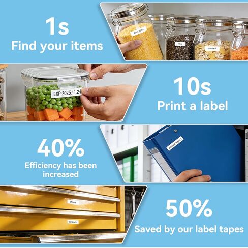 6pack 91331 Label Tape Replacement for dymo Label Maker Refills Plastic White Tape (1/2" x 13'), for Labeler Letra Tag 200B, LT 100T 100H Plus in Saudi Arabia