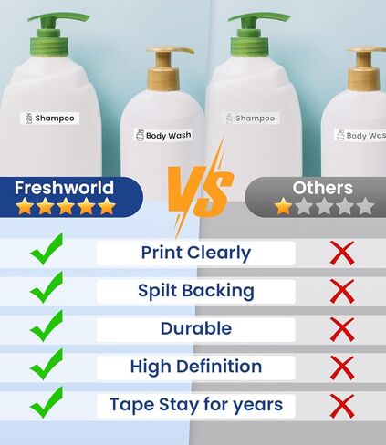 6 عبوات لشريط ملصقات P touch 12 مم 0.47 أبيض TZ لشريط Brother Label Maker حبر أسود على أبيض TZe-231 TZ-231، متوافق مع Ptouch D210 D220 H110 H111 D410 D460BT D610BT P710BT D400 D600 1280 1290 in Kuwait