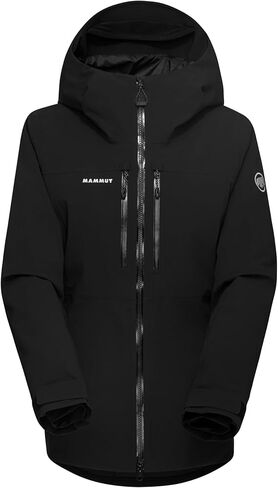 سترة بغطاء للرأس من Mammut Stoney HS Thermo - للنساء، أسود، M in Saudi Arabia
