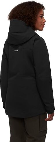 سترة بغطاء للرأس من Mammut Stoney HS Thermo - للنساء، أسود، M in Kuwait