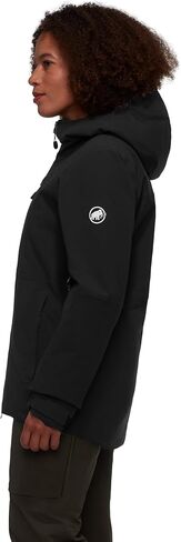 سترة بغطاء للرأس من Mammut Stoney HS Thermo - للنساء، أسود، M in Kuwait