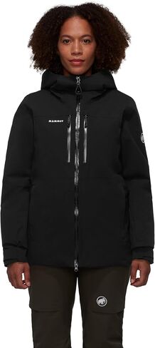 سترة بغطاء للرأس من Mammut Stoney HS Thermo - للنساء، أسود، M in Kuwait