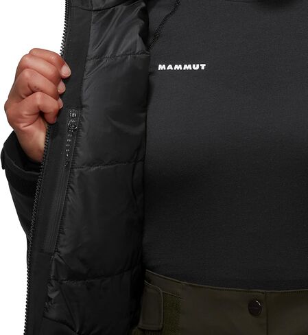 سترة بغطاء للرأس من Mammut Stoney HS Thermo - للنساء، أسود، M in Kuwait