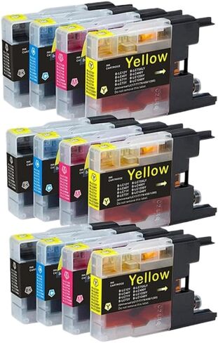 Compatible with LC1220 LC1240 Ink Cartridge Universal Fit for MFC-J430W J5910DW MFC-J625DW J6510DW MFC-J6710DW J825DW DCP-J725DW J925DW Printer Models Aftermarket Replacement(3Set) in Saudi Arabia