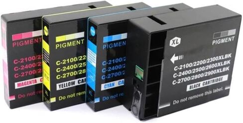 Compatible with PGI 2400 XL 2400XL Color Universal Fit Inkjet Ink Cartridge Replacement for MAXIFY MB5040 MB5140 MB5340 MB5440 Printer(1 Set) in Saudi Arabia