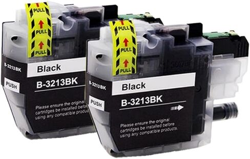 Compatible with LC3211 LC3213 LC3211XL LC3213XL DCP-J572DW DCP-J772DW DCP-J774DW MFC-J491DW Universal Fit Ink Cartridge Aftermarket Replacement(4PCS Black) in Saudi Arabia