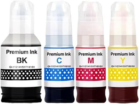 Compatible with G1420 G2420 G2460 G2470 G3420 G3460 G3470 Universal Fit Water Based Ink Bottle Refill for Printer Models Aftermarket Replacement Part Number GI41 GI-41(3 Set) in Saudi Arabia