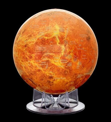 Generic Venus Globe, 12 inches, Orange, Acrylic Base, Celestial Map in Saudi Arabia