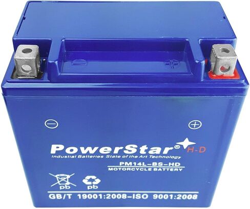 PowerStar HD Battery Replaces YTX14L-BS for Harley Davidson XL1200V Seventy-Two in Saudi Arabia