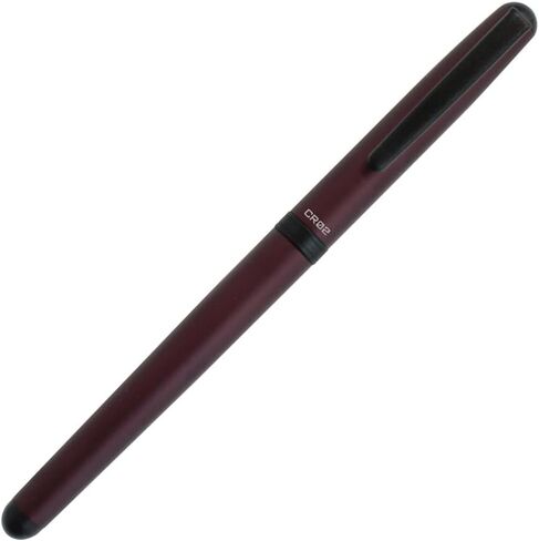 OHTO CR02 Ceramic Rollerball Pen, 0.5mm Fine Point, Medium-Thick Aluminum Barrel with Brass Components, Matte Black, Refillable Water-Based Black Ink, CR02-05-MBK in Saudi Arabia
