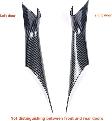 Compatible with BMW 5 Series Interior Door Handle Cover 2018-2023 G30 G31 520i 530i 540i 520d 530d 540d no-Remove Interior Door Pull Handle Cover (Carbon Fiber Pattern, 4pcs) in Saudi Arabia