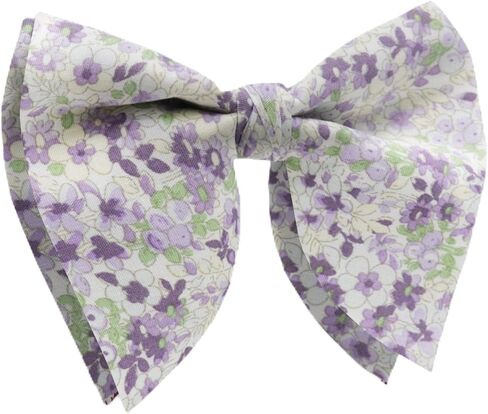 Floral Bow Ties for Men, Oversized Bow Tie Pre-tied Bowties Mens Cotton Flower Printed Bowtie for Wedding Party Casual in Saudi Arabia