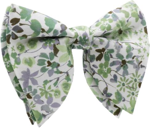 Floral Bow Ties for Men, Oversized Bow Tie Pre-tied Bowties Mens Cotton Flower Printed Bowtie for Wedding Party Casual in Saudi Arabia