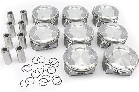 8pcs Engine Pistons Set 24mm 92.9mm For Mercedes Benz X166 W166 W221 W222 GL500 S500 M278 GLS500 E500 ML500 S500 4.6L 4.7L 2011-2019 A2780302317 in Saudi Arabia