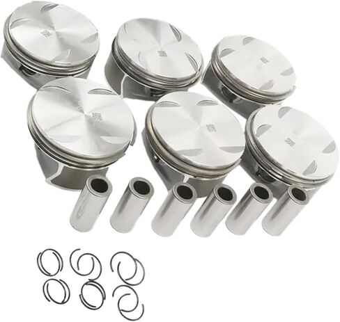 Engine Pistons With Rings Assembly Compatible With Mercedes Benz C350 CLK350 CLS350 E350 GL450 ML350 R350 S350 2005-2014 A2720301618 in Saudi Arabia