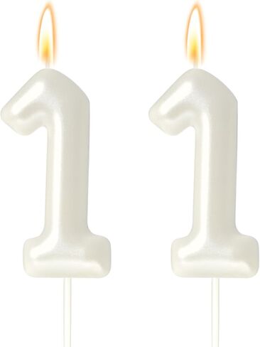 30 Candles 30th Birthday Decorations for Women, White 30th Candle for Beige Birthday Decorations, 30 Cake Topper for 30 Year Old Girl Cream Birthday Party Decor Party Supplies Favors(Number 30 Candle) in Saudi Arabia