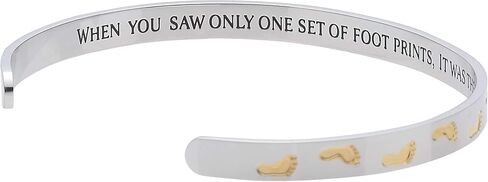 أساور تذكير للنساء بآثار أقدام بلونين في سوار الرمل، مجوهرات وهدايا ملهمة in Kuwait