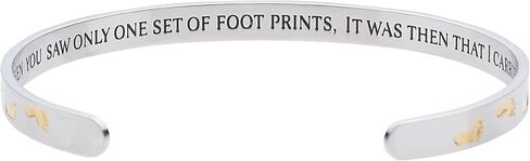 أساور تذكير للنساء بآثار أقدام بلونين في سوار الرمل، مجوهرات وهدايا ملهمة in Kuwait