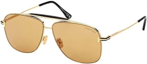 Tom Ford JADEN FT 1017 GOLD/YELLOW BROWN 60/12/145 unisex Sunglasses in Saudi Arabia
