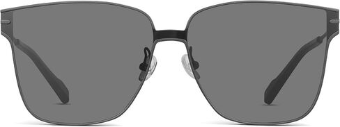 MUJOSH Minimalist Square Polarized Sunglasses for Women Men, Trendy Seamless Flush-Mount Flat Shade Brand of EssilorLuxottica in Saudi Arabia