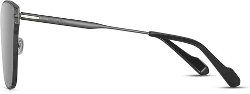 MUJOSH Minimalist Square Polarized Sunglasses for Women Men, Trendy Seamless Flush-Mount Flat Shade Brand of EssilorLuxottica in Saudi Arabia