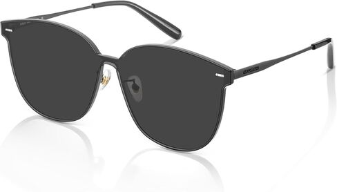 MUJOSH Minimalist Square Polarized Sunglasses for Women Men, Trendy Seamless Flush-Mount Flat Shade Brand of EssilorLuxottica in Saudi Arabia