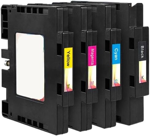 4 عبوات خرطوشة حبر GC41 متوافقة مع IPSiO SG3100 SG2100 SG2010 SG3110 SG2010L SG3110DN GC-41 in Saudi Arabia
