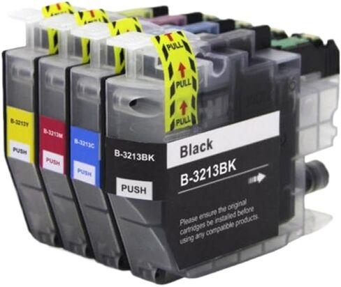 متوافقة مع خرطوشة حبر LC3213 LC3211 لمستلزمات الطابعة MFC-J890DW MFC-J895DW DCP-J772DW DCP-J774DW(مجموعتان (8 قطع)) in Saudi Arabia