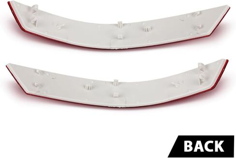 G-PLUS Pair Rear Bumper Reflector Light, Compatible with Benz ML-Class ML320 ML350 ML550 ML63 2008-2011, Left & Right Side 2PCS, 1648200374, 1648200674 in Saudi Arabia