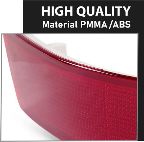 G-PLUS Pair Rear Bumper Reflector Light, Compatible with Benz ML-Class ML320 ML350 ML550 ML63 2008-2011, Left & Right Side 2PCS, 1648200374, 1648200674 in Saudi Arabia