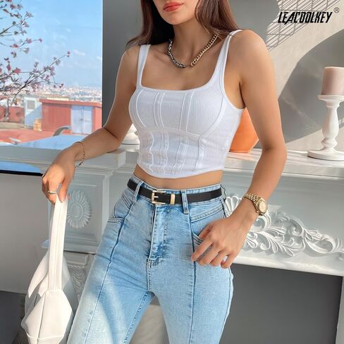 LEACOOLKEY 2 Pack Women's Leather Belts Skinny Waist Belt for Dress Jeans Fashion Ladies Thin Belts in Saudi Arabia