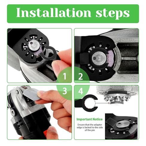 Professional Universal Oscillating Tool Blades Kit - 31 Pcs Titanium & Wood Blades for Multitools - Compatible with Dewalt, Ryobi, Fein, Milwaukee | Perfect for Wood, Plastics & Metal Cutting in Kuwait