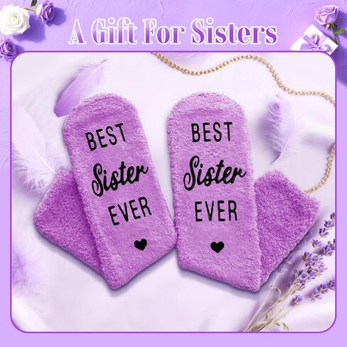 مجموعة هدايا HAPPYPOP Best Sister Ever - سوار وسلسلة مفاتيح وبطاقة للأخت - مثالية لعيد الميلاد وأعياد الميلاد وعيد الحب in Saudi Arabia