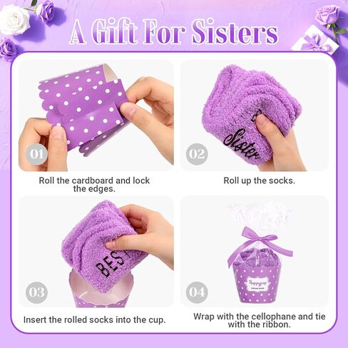 مجموعة هدايا HAPPYPOP Best Sister Ever - سوار وسلسلة مفاتيح وبطاقة للأخت - مثالية لعيد الميلاد وأعياد الميلاد وعيد الحب in Saudi Arabia