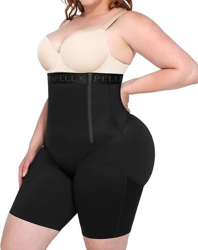 SHAPELLX شورت ملابس داخلية للنساء للتحكم في البطن ورفع المؤخرة سراويل داخلية لتشكيل الجسم بخصر عالٍ شورت تنحيف الفخذ in Saudi Arabia