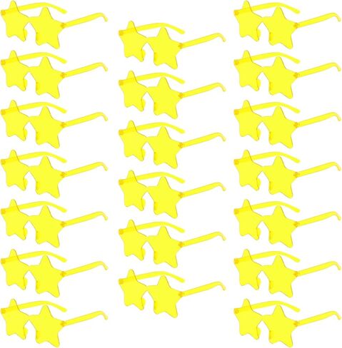 Pibupibu 20 Pack Kids Star Sunglasses Bulk Rimless Colorful Party Star Glasses for Girls Boys in Saudi Arabia