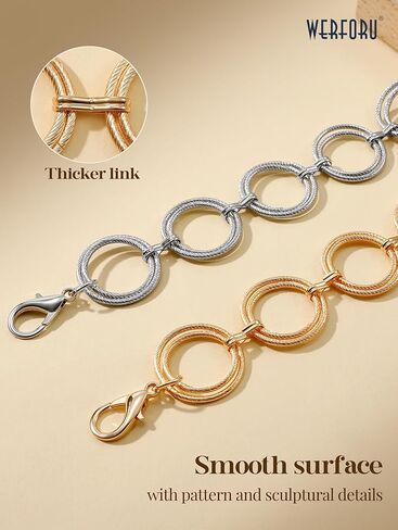 WERFORU Chain Belt for Women Metal Waist Chain Ladies Belly Link Belt Gold Chain Belt For Dresses Jeans in Saudi Arabia
