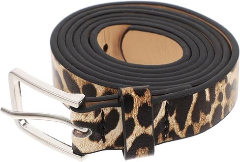 VALICLUD Leopard Print Belts for Women Leopard Belts for Women Cheetah Print Belt Pu Leather Belts for in Saudi Arabia