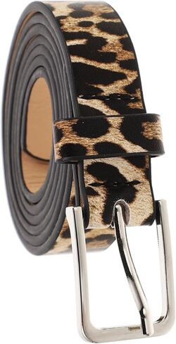 VALICLUD Leopard Print Belts for Women Leopard Belts for Women Cheetah Print Belt Pu Leather Belts for in Saudi Arabia