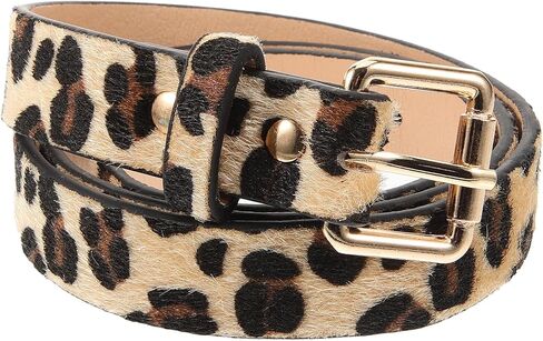 VALICLUD Leopard Print Belts for Women Leopard Belts for Women Cheetah Print Belt Pu Leather Belts for in Saudi Arabia