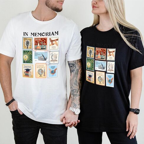 in Memoriam Public Service Research Freedom Graphic Unisex Adult Statement Tee in Saudi Arabia