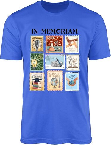 تي شيرت In Memoriam Public Service Research Freedom Graphic للبالغين من الجنسين in Kuwait