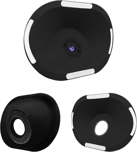 VANEST Angled Window Mount Compatible with Girafit Window Camera W150/W550s, Self-Adhesive Mount, Windows/Door Bracket Holder, Soft Silicone Adjustable Angle Tilt, Easy & Quick Install (1 Pack) in Kuwait