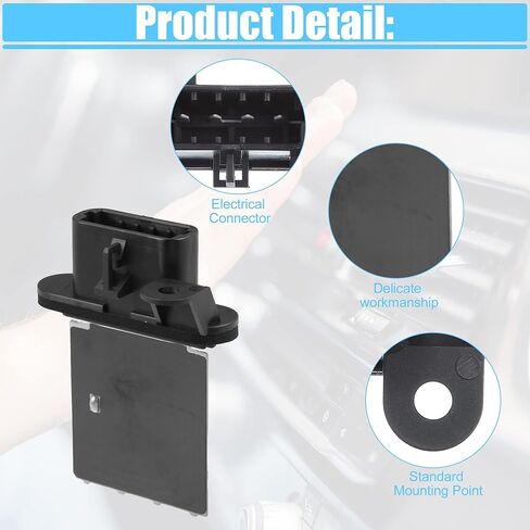 ACROPIX HVAC Blower Motor Resistor AC Blower Control Module Fit for Pontiac Vibe 2003-2008 - Pack of 1 Black in Saudi Arabia
