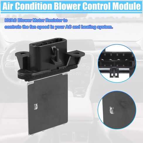 ACROPIX HVAC Blower Motor Resistor AC Blower Control Module Fit for Pontiac Vibe 2003-2008 - Pack of 1 Black in Saudi Arabia