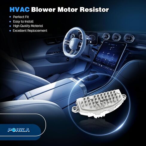 HVAC Blower Motor Resistor Compatible with Mercedes-Benz Vehicles - GL350, GL450, GL550, GL63 AMG, GLE300d, GLE350, GLE350d, GLE400, GLE43 AMG, GLE450 AMG, GLE450 AMG, GLE550e, ML250, ML550 in Saudi Arabia