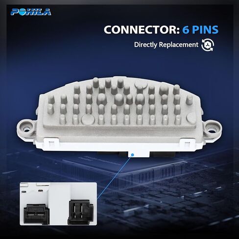 HVAC Blower Motor Resistor Compatible with Mercedes-Benz Vehicles - GL350, GL450, GL550, GL63 AMG, GLE300d, GLE350, GLE350d, GLE400, GLE43 AMG, GLE450 AMG, GLE450 AMG, GLE550e, ML250, ML550 in Saudi Arabia