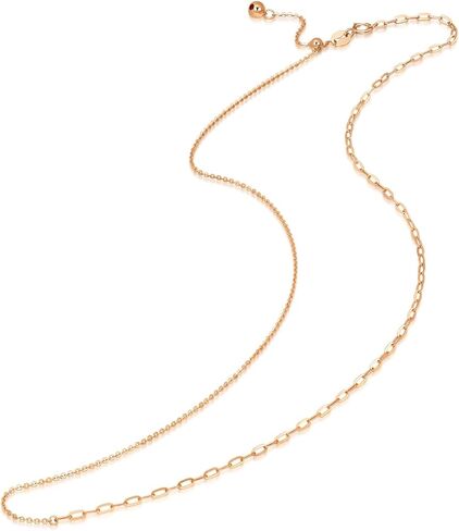 CHOW SANG SANG 18K Rose Solid Gold Machinery Chain Anchor Chain and Paperclip Chain Necklace for Women 94222N | 18.5 Inches, (47 CM) in Saudi Arabia