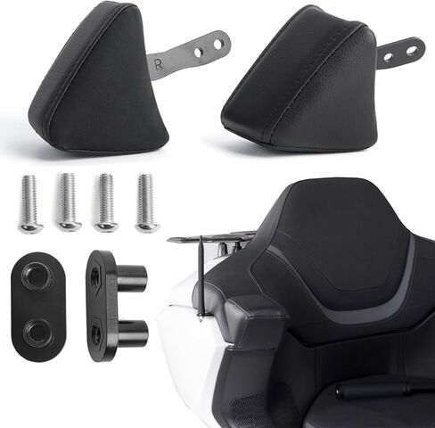 Panical Motorcycle for Honda 2021-2026 GoldWing GL1800 Accessory Passenger Armrest Fixed Leather (Black Handrails) in Saudi Arabia